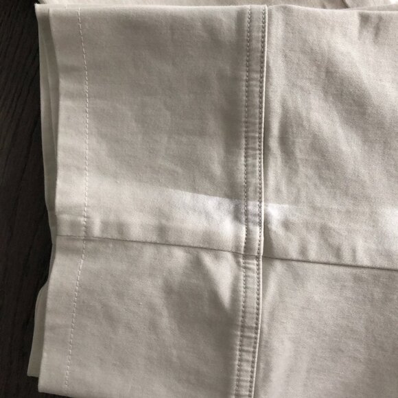 Anne Klein Sport 5 Pocket Stretch Cotton Capri Casual Pants Cream Size 10 NWOT - Picture 3 of 5